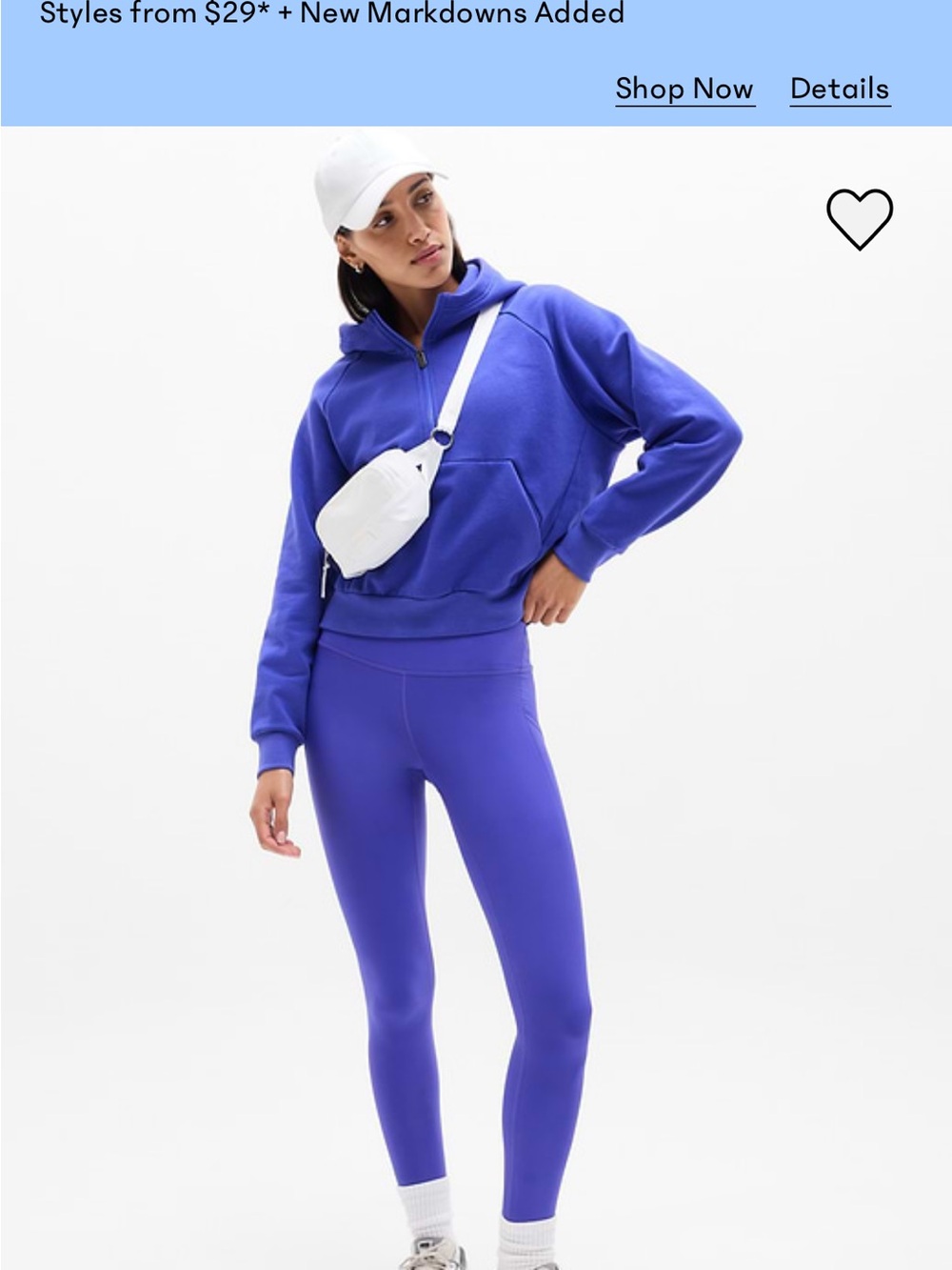 Athleta Forever Fleece Hoodie - Borealis